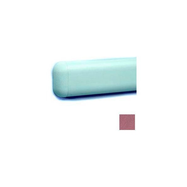 Pawling Wall Guard W/Rounded Top & Bottom Edges, Aluminum Retainer, 2-516"H x 12'L, Victorian Rose WG-3-12-304 - main
